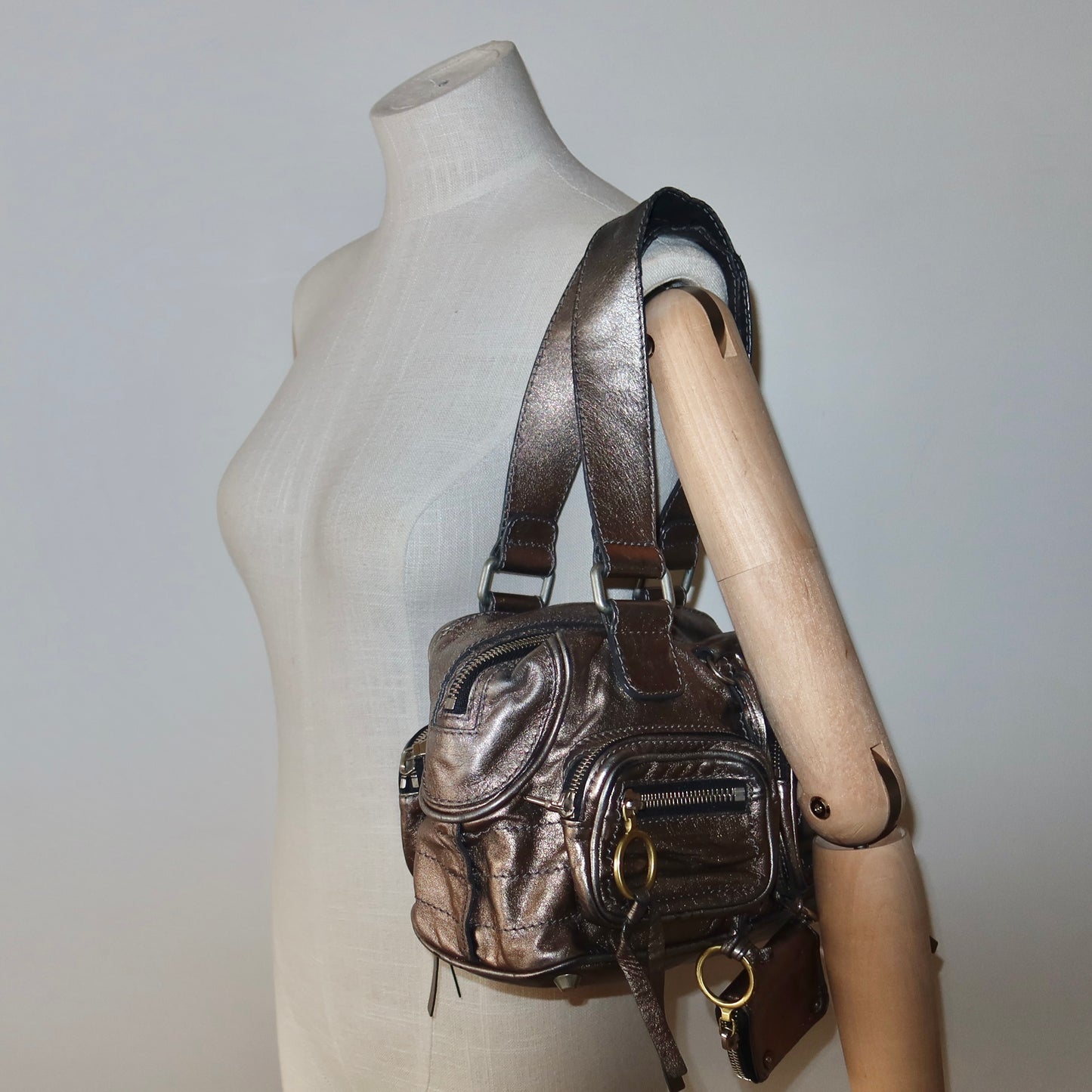 Chloé Metallic Betty Bag with Mini Pouch