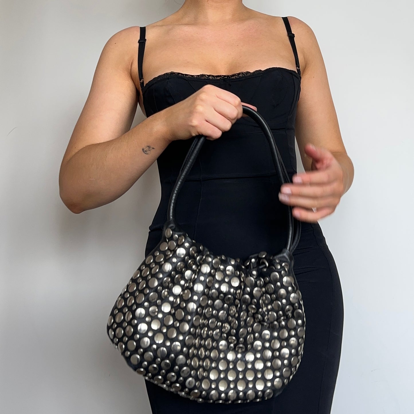 Sonia Rykiel Black and Silver Domino