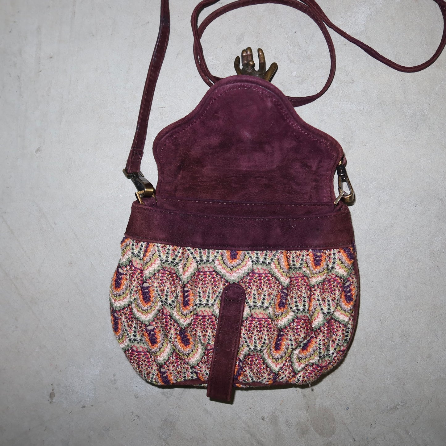 Missoni Mini Crossbody with Hand Detail