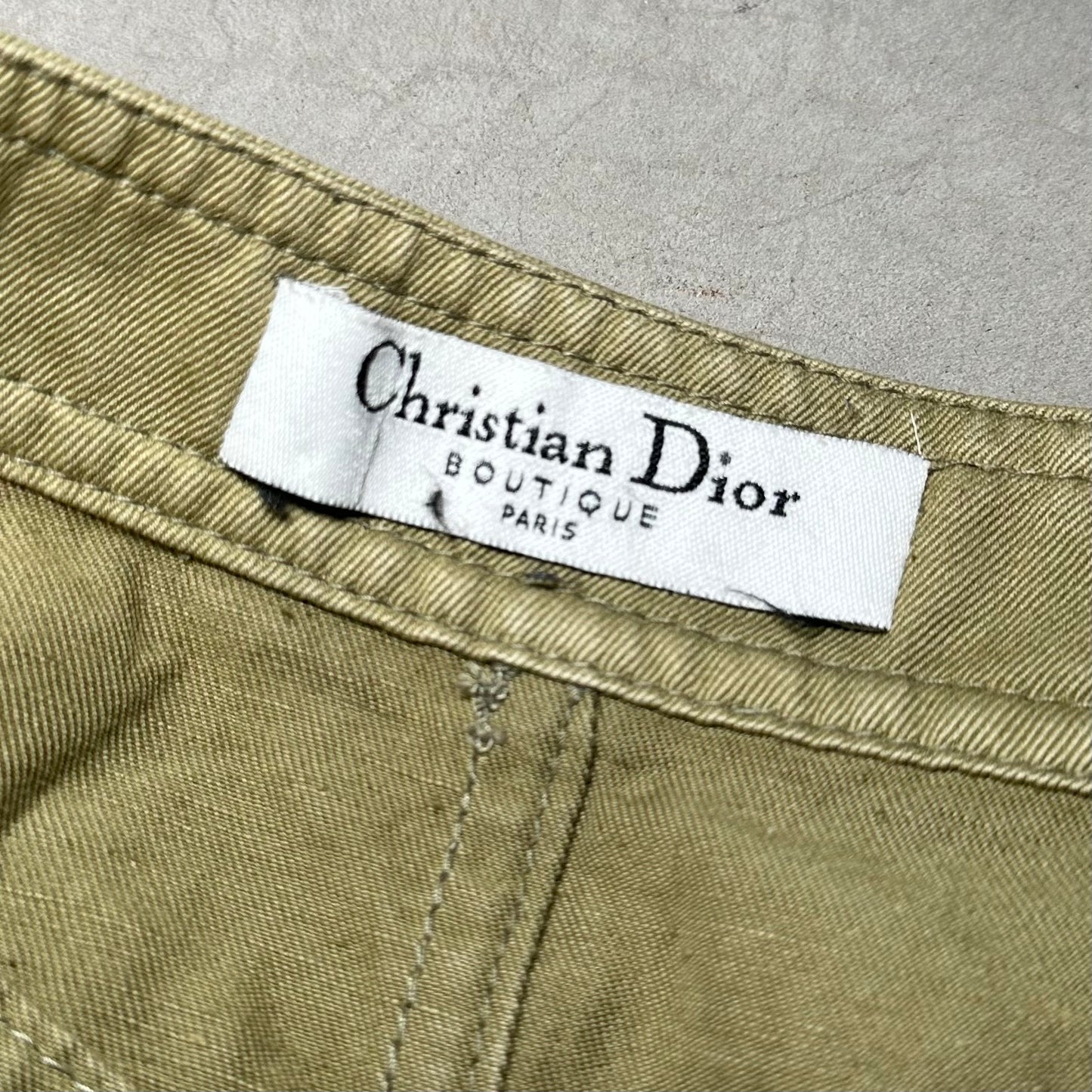 Dior SS2004 Rasta Era Mini Skirt