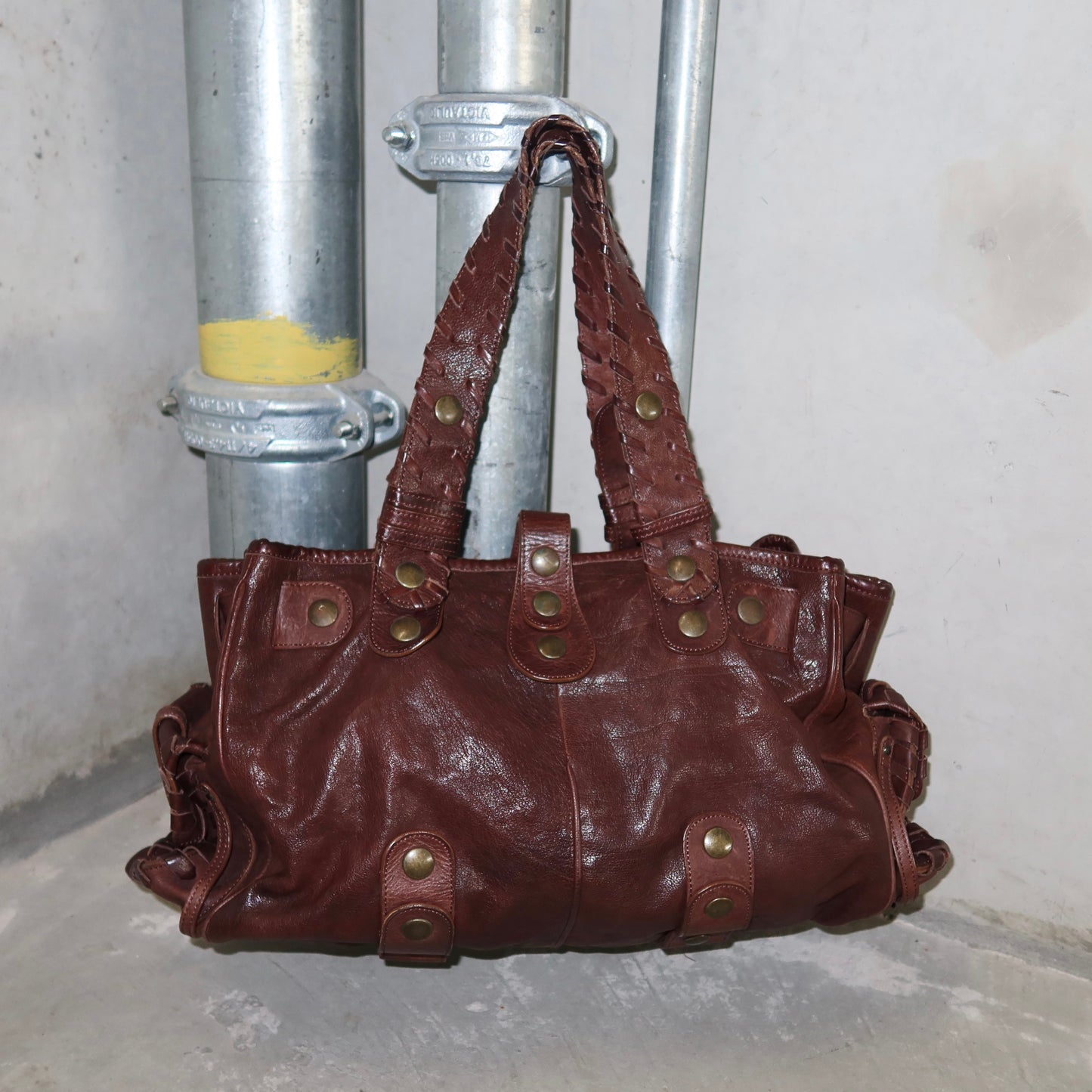 Chloé Large Brown Leather Silverado Bag