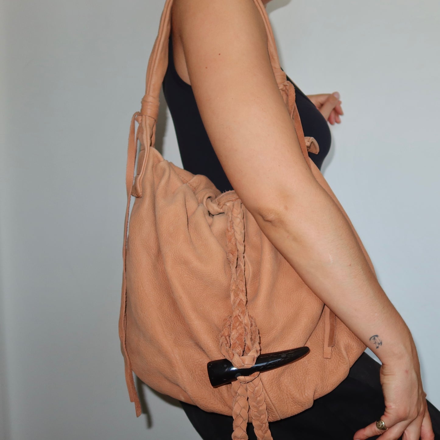 Vintage Japanese Leather Bag