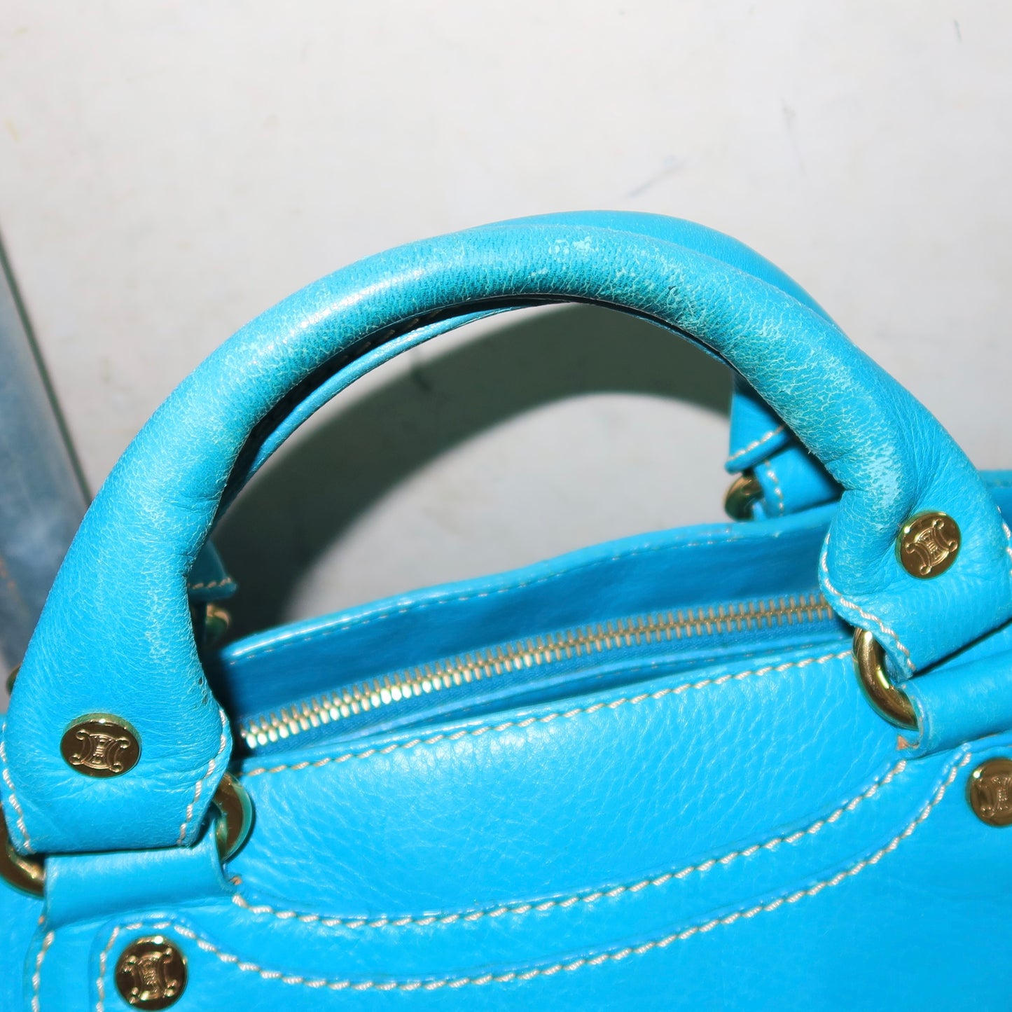Celine Turquoise Boogie Bag