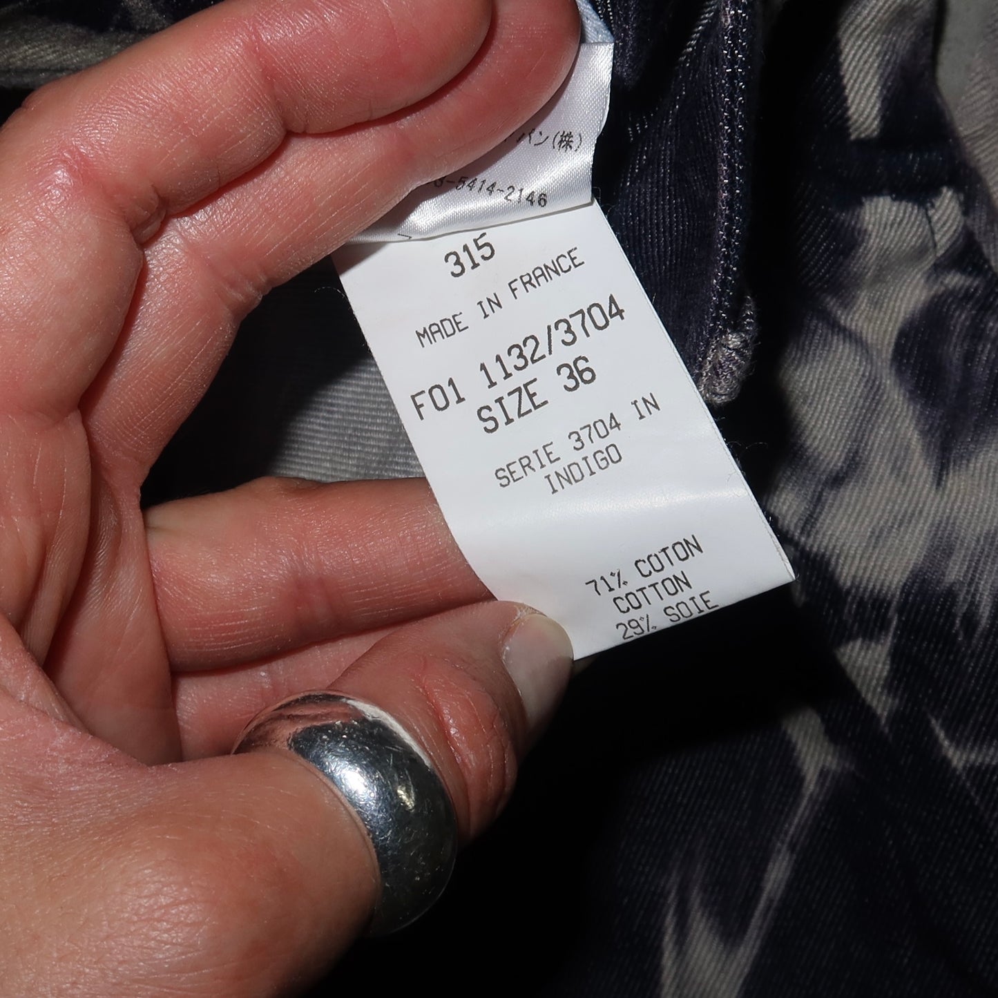 Celine SS2000 Tie Dye Jeans