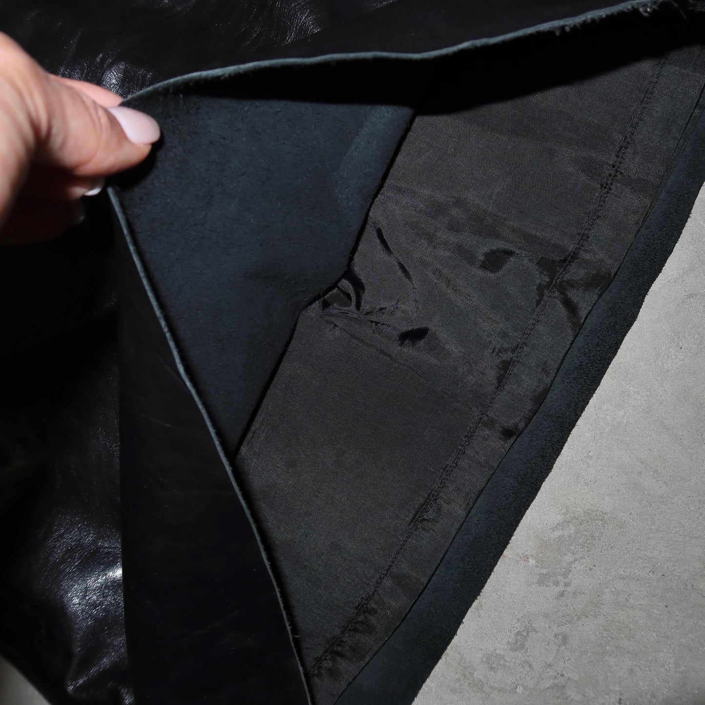 Miu Miu SS2000 Leather Pencil Skirt