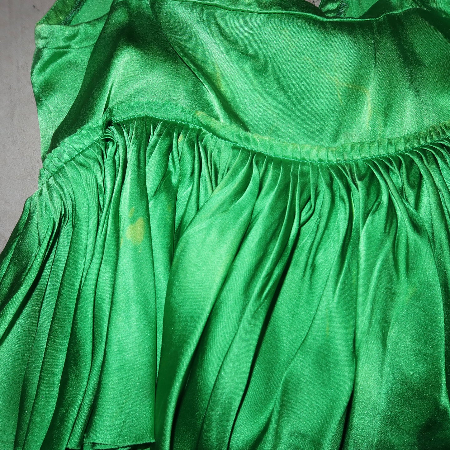 Chloé AW2004 Green Silk Top