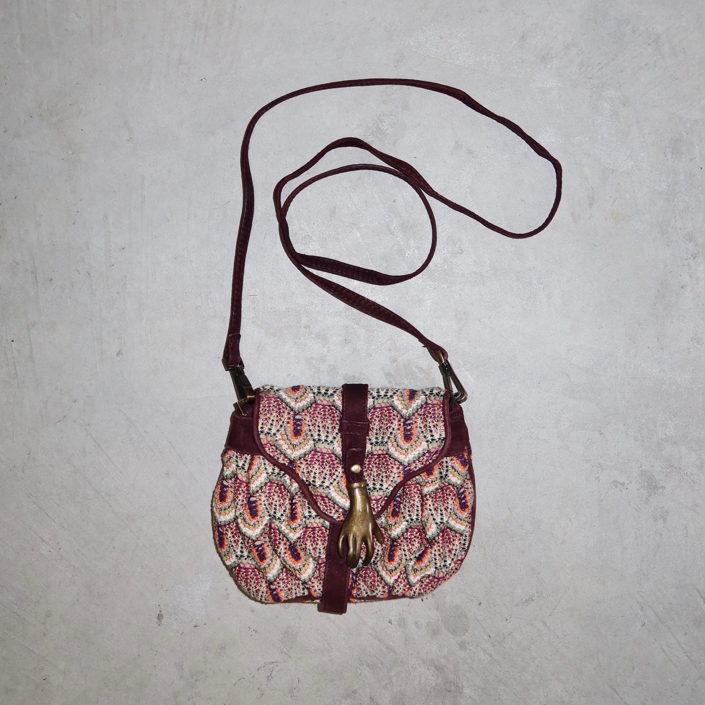Missoni Mini Crossbody with Hand Detail