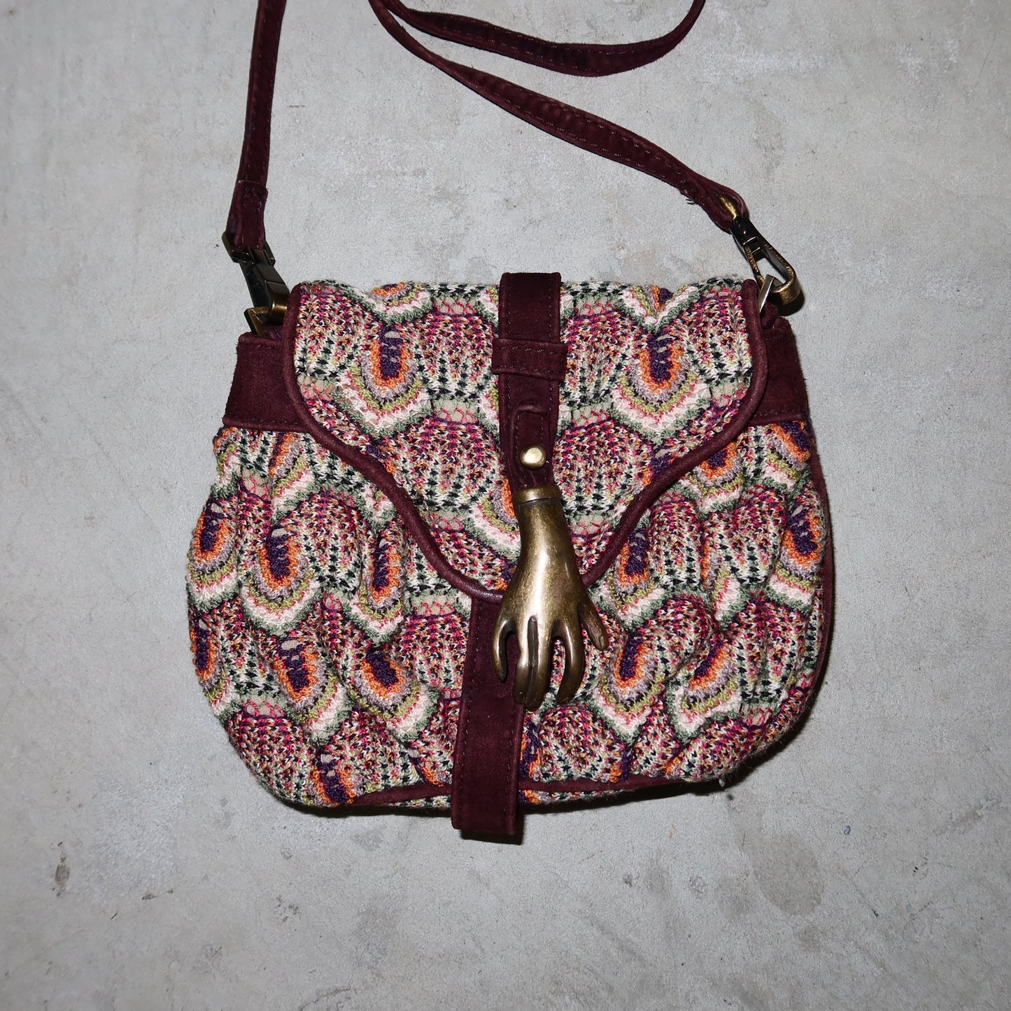 Missoni Mini Crossbody with Hand Detail