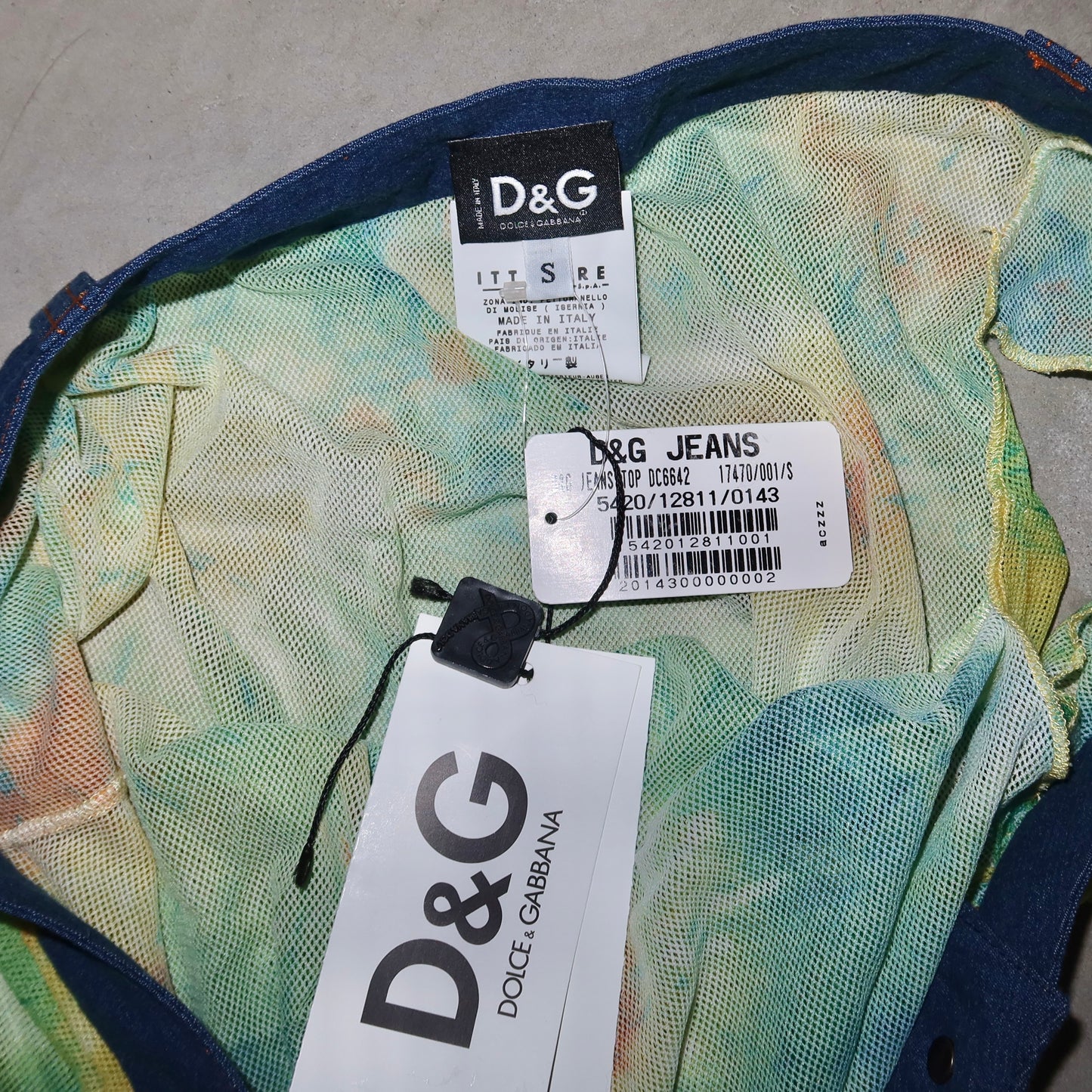 D&G Mesh One Shoulder Top (BNWT)