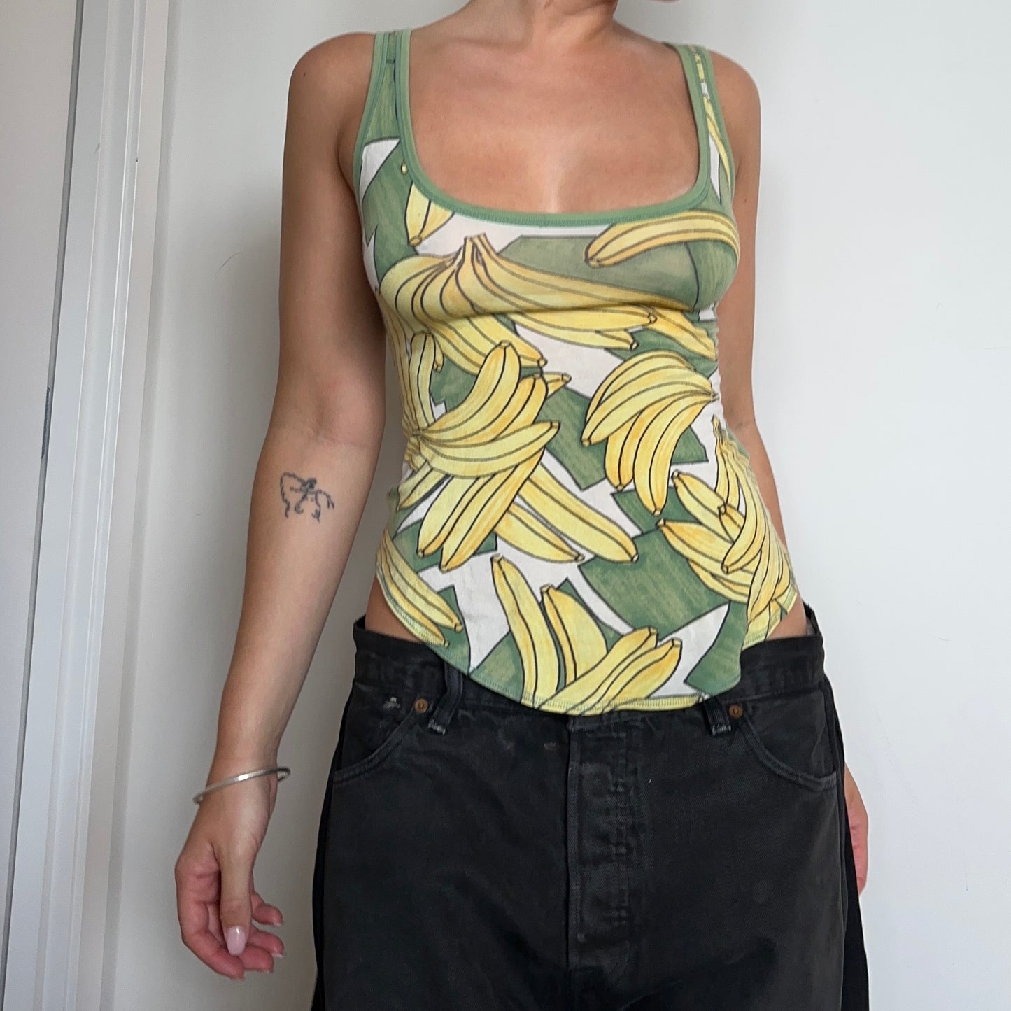 Chloé SS2004 Banana Print Tank