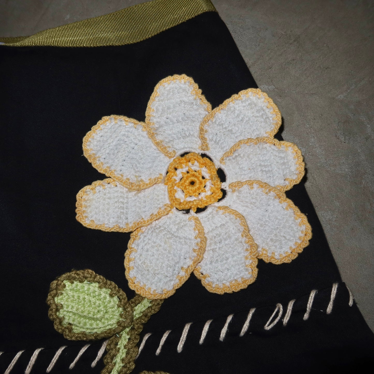 Moschino Embroidered Flower Skirt