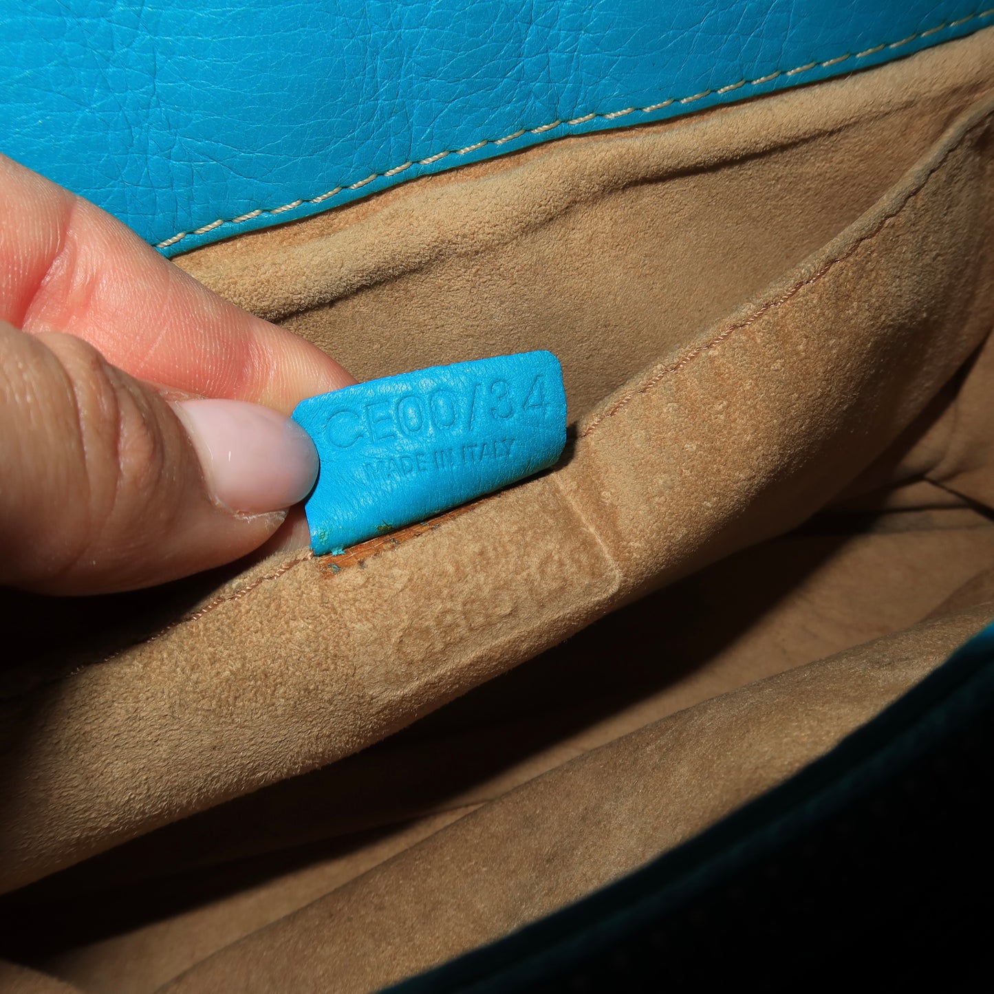 Celine Turquoise Boogie Bag