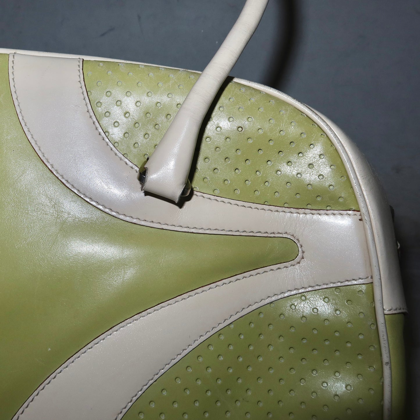 Prada Green Bowling Bag