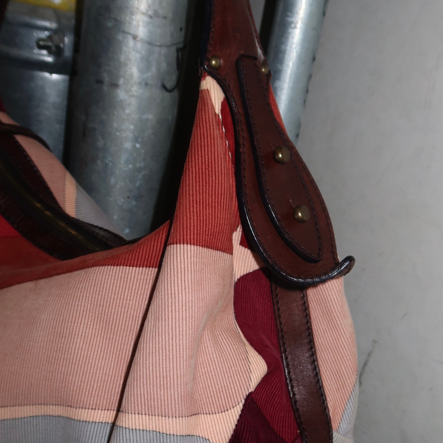 Emilio Pucci Corduroy Printed Hobo Bag
