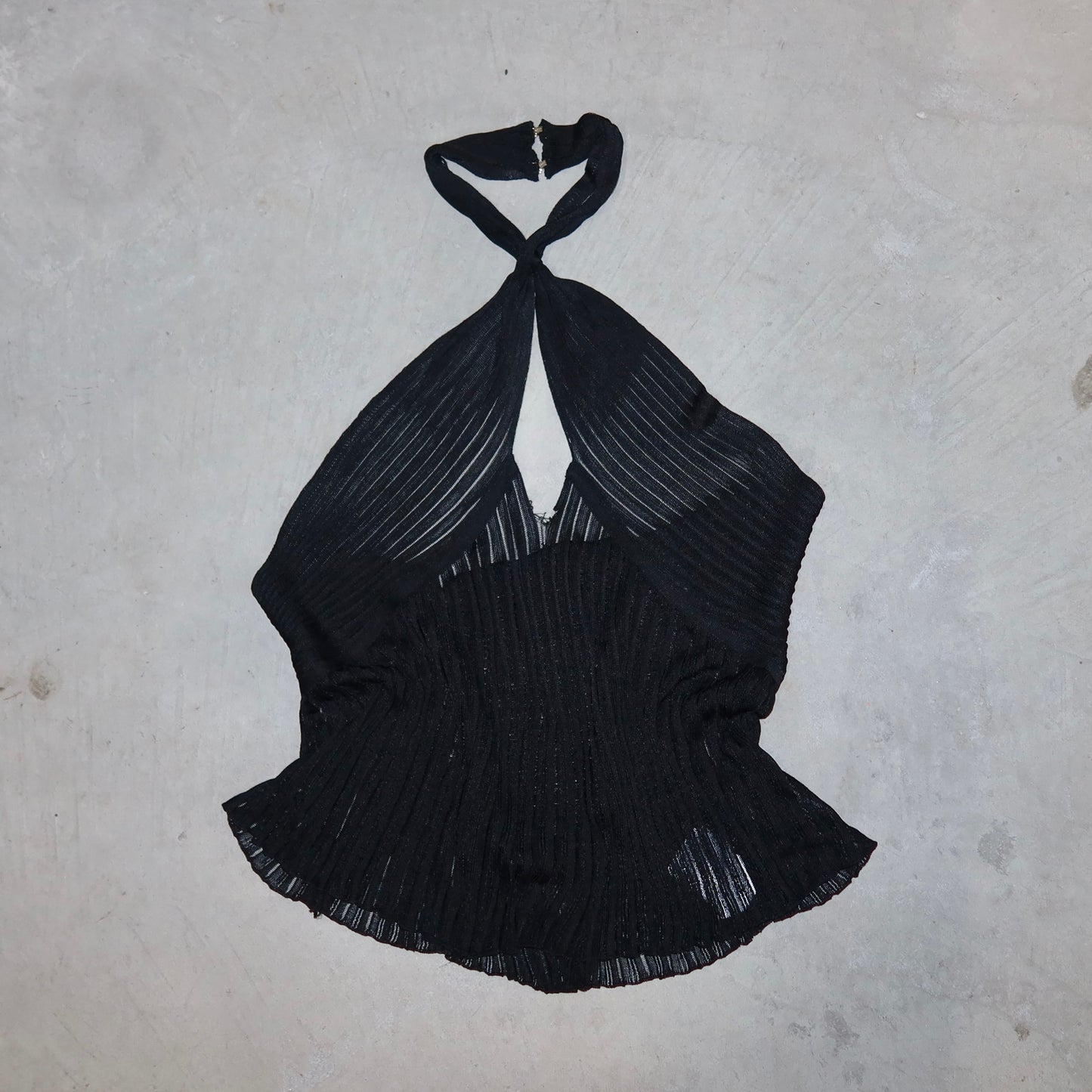 Gucci by Tom Ford Knitted Halter Top