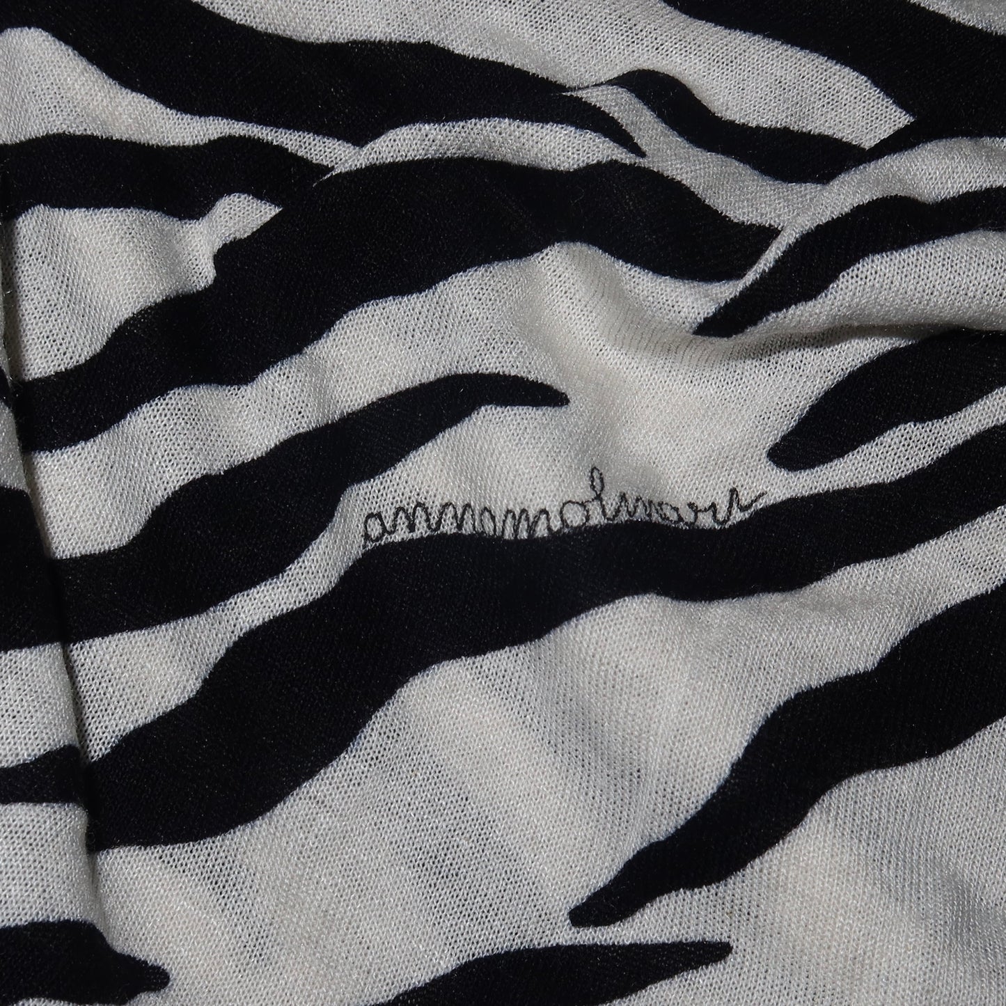 Anna Molinari Couture Zebra Top