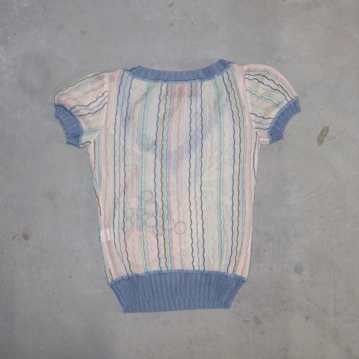 Missoni SS2005 Rare Embroidered Fruits Top