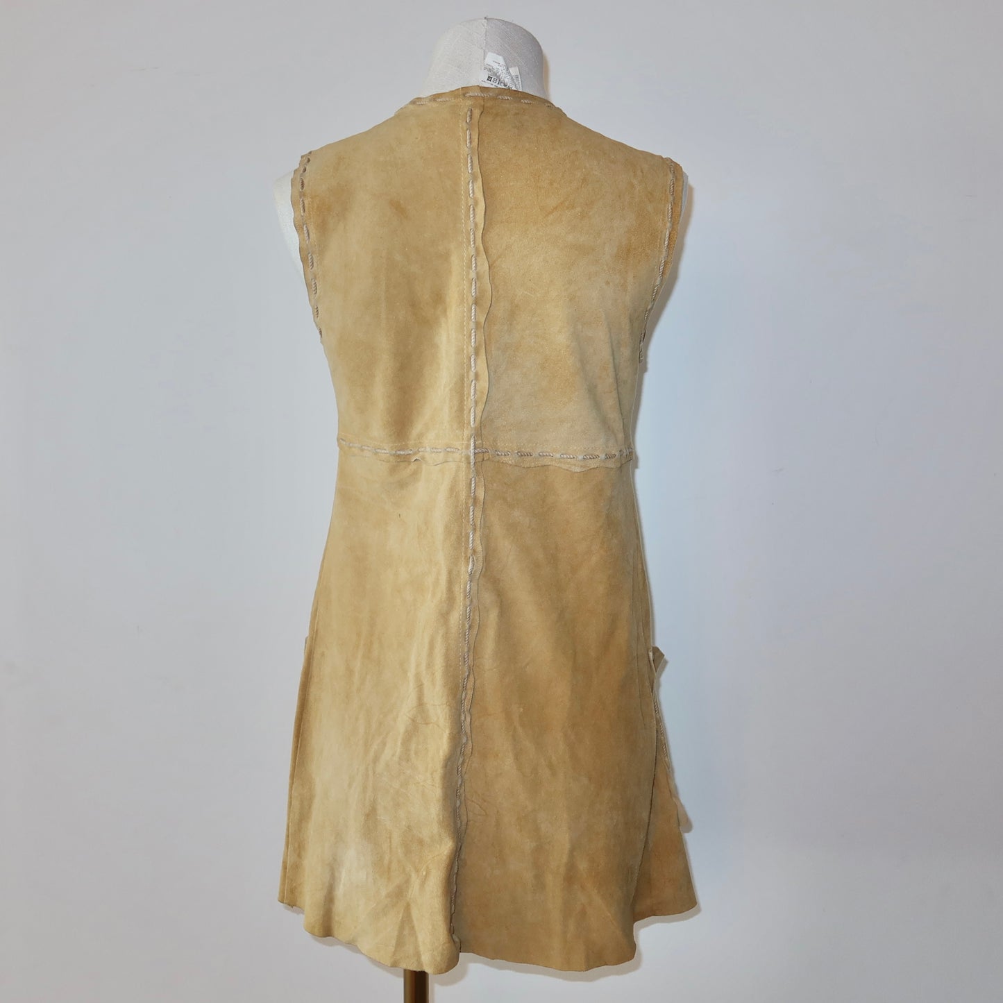 D&G Suede Tie Front Top