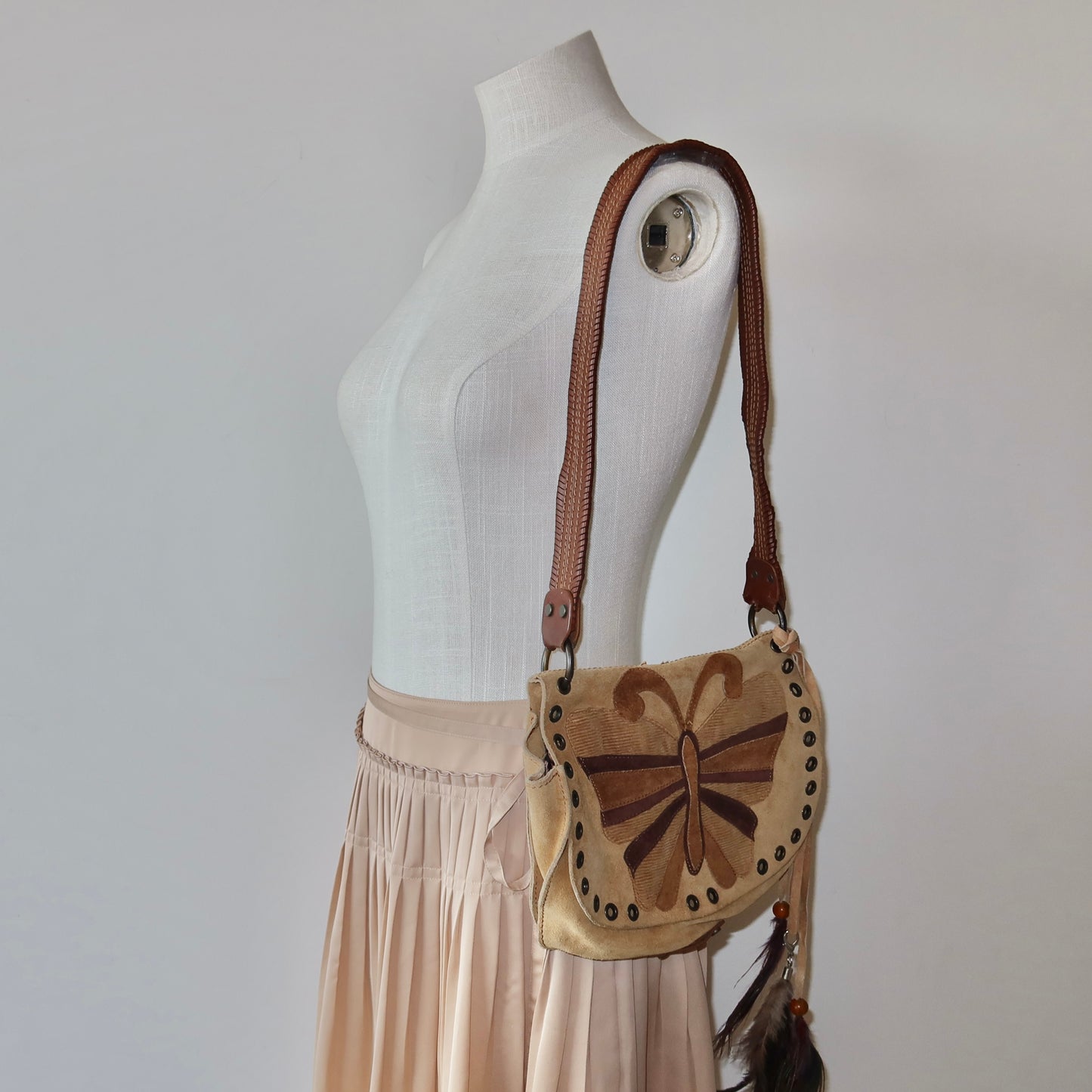 Dolce & Gabbana Rare Suede Butterfly Bag
