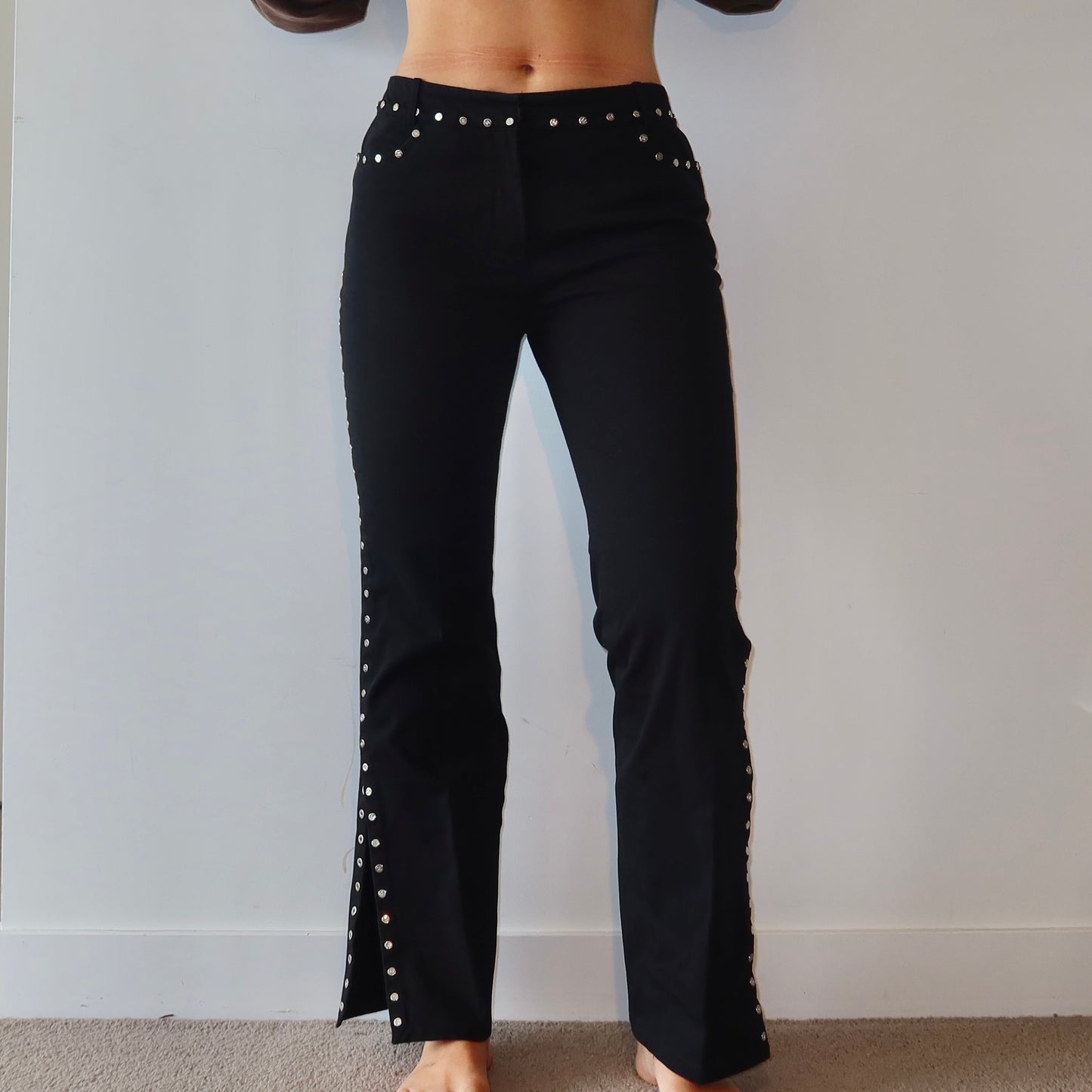 Celine Bootcut Popper Jeans