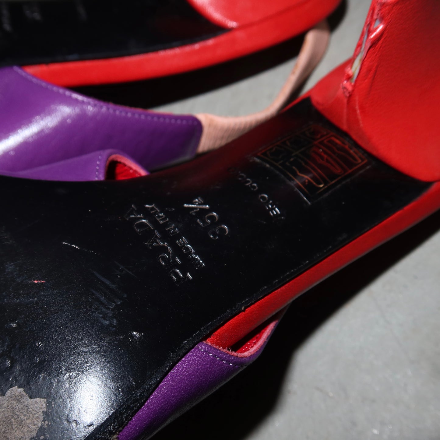Prada Colour-Block Heels (35.5)