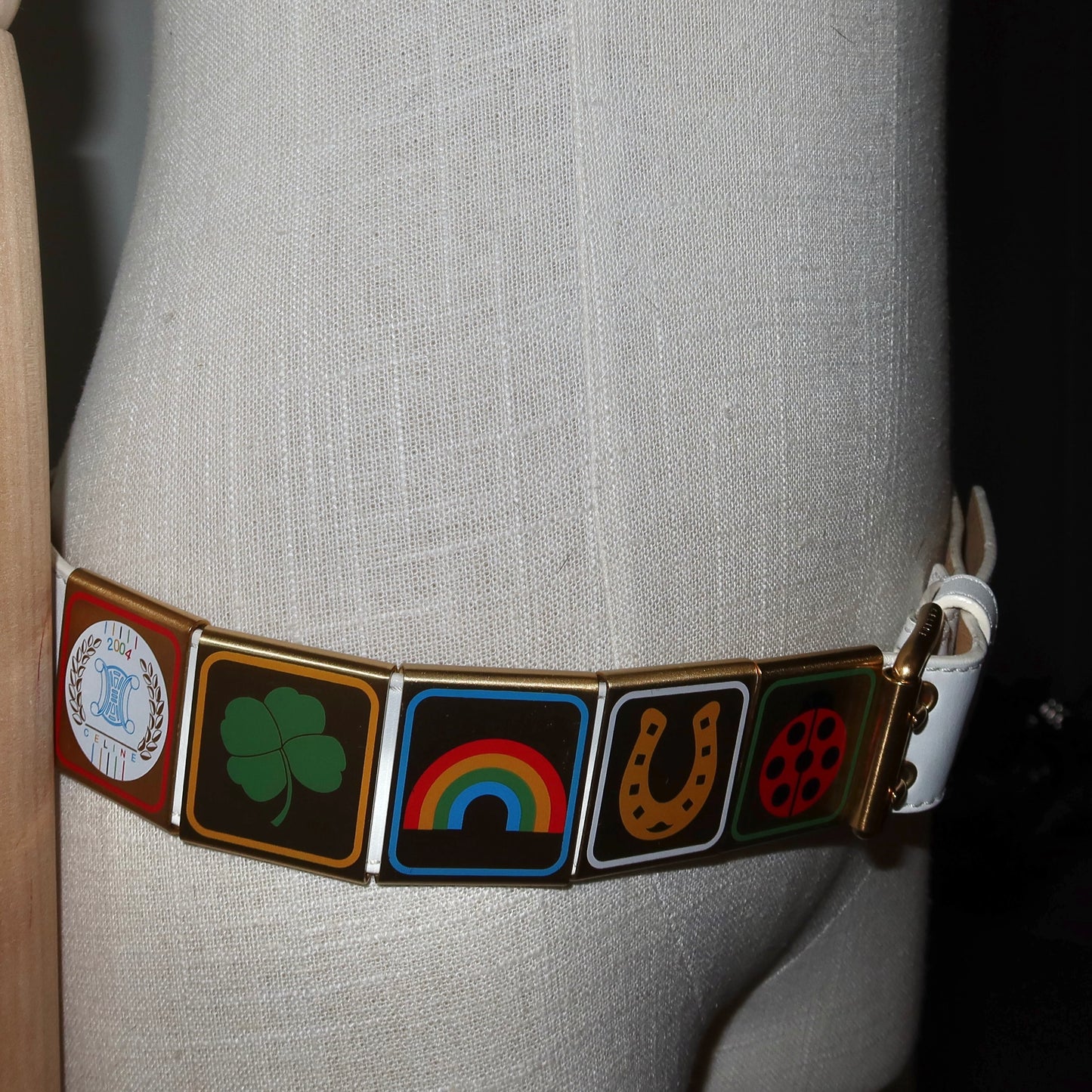 Celine 2004 Olympics Boy Scout Belt