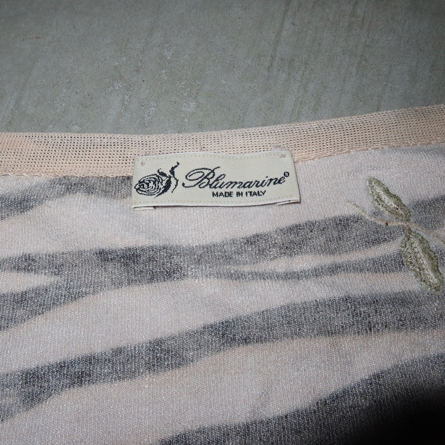 Blumarine SS2000 Zebra Cardigan