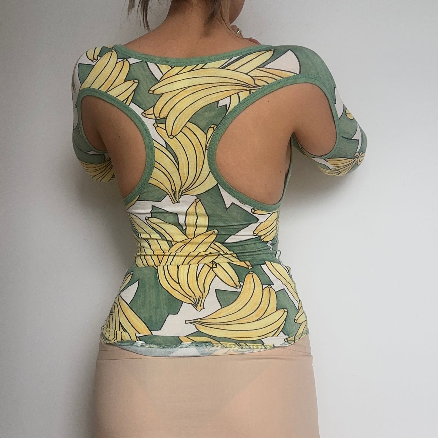Chloé Rare SS2004 Banana Cut Out Top