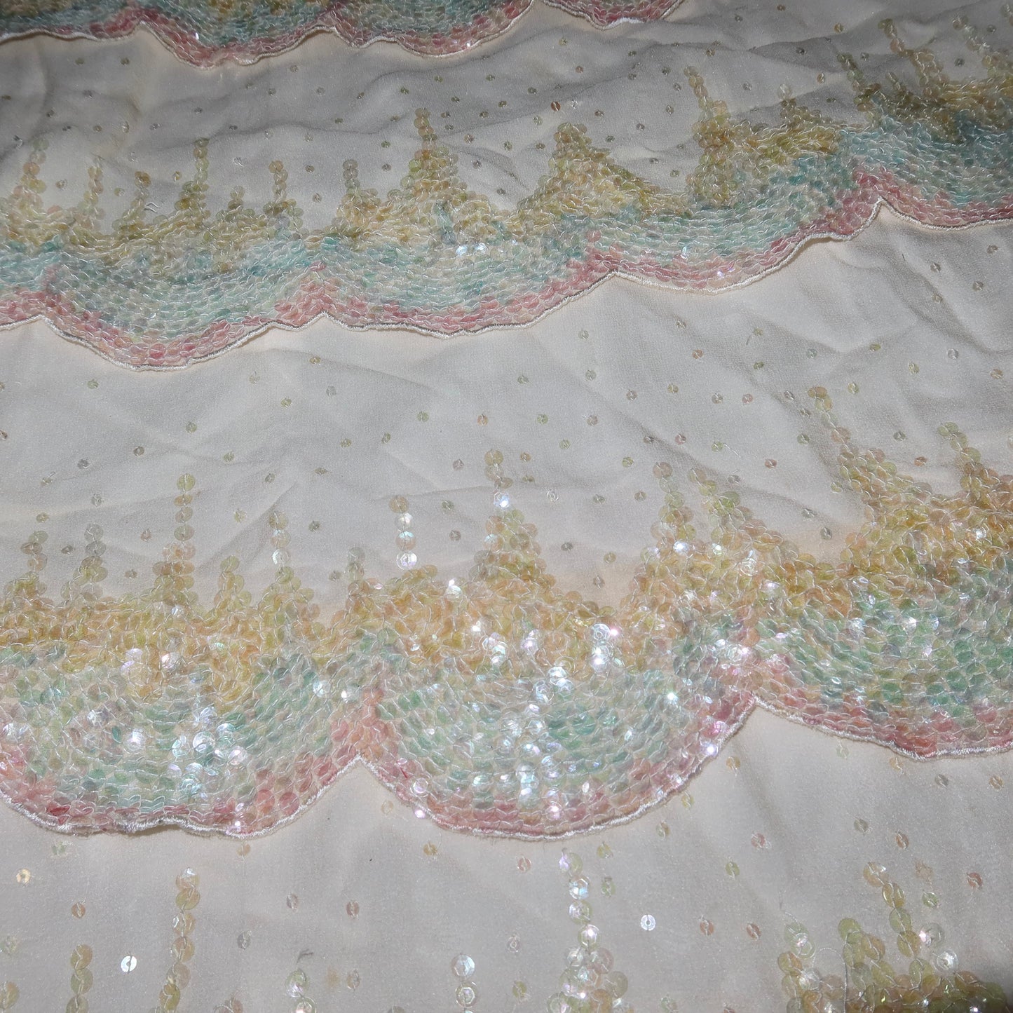 Cynthia Rowley Sequin Scallop Dress