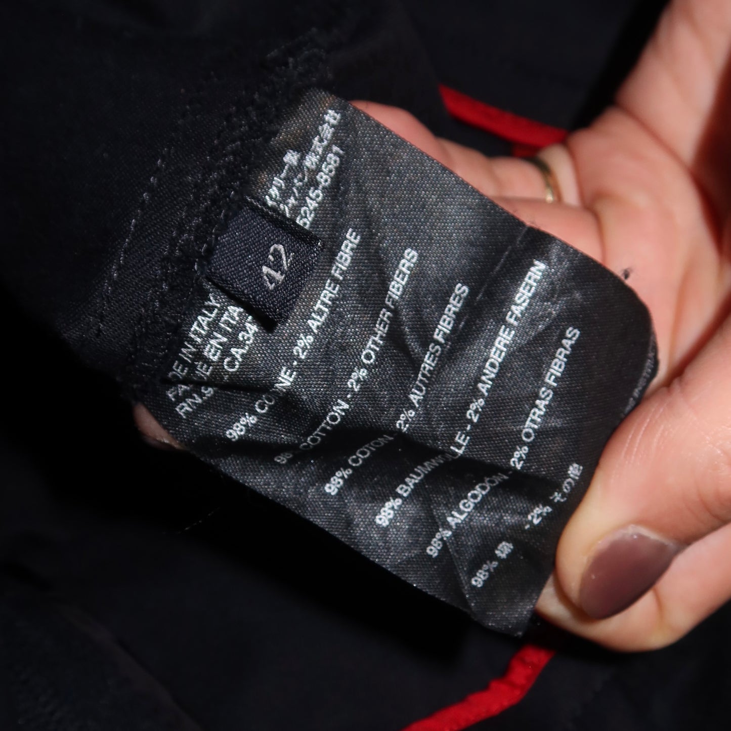Prada Sport Navy Double Zip Skirt