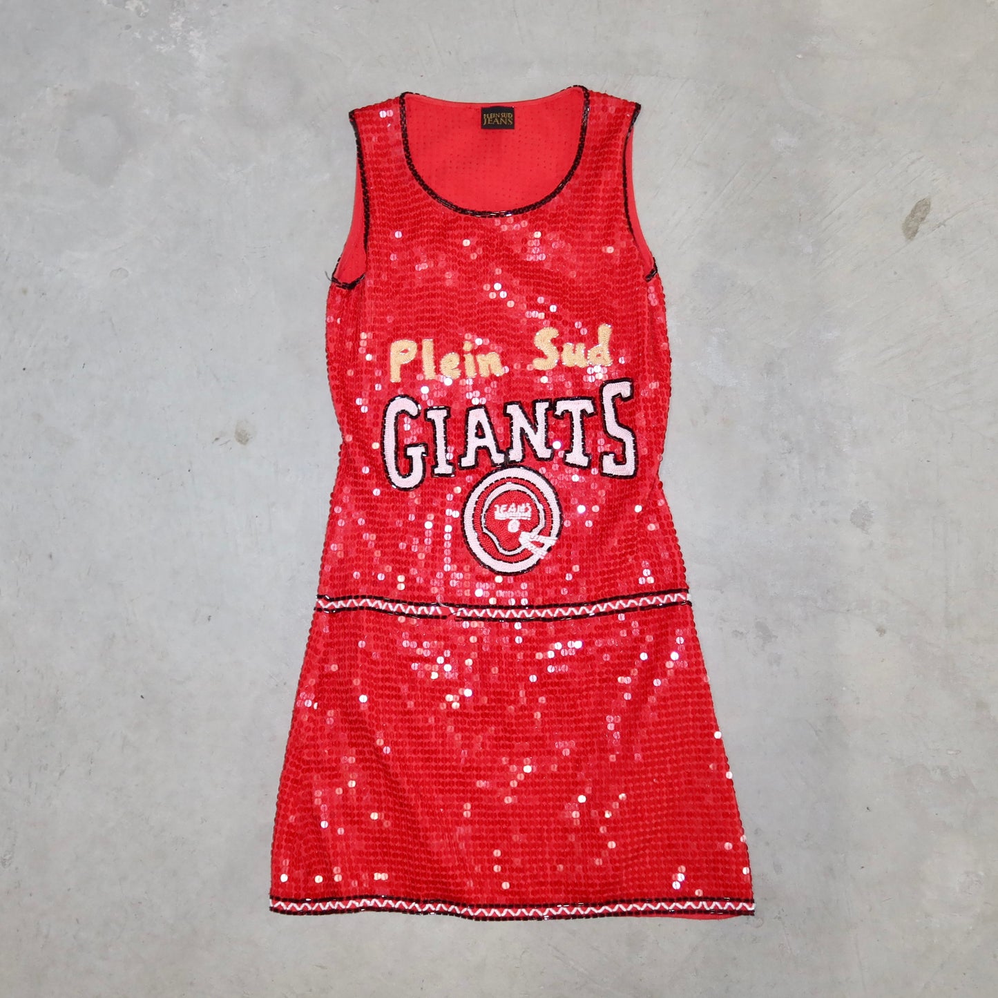 Plein Sud Sequin Basketball Mini Dress