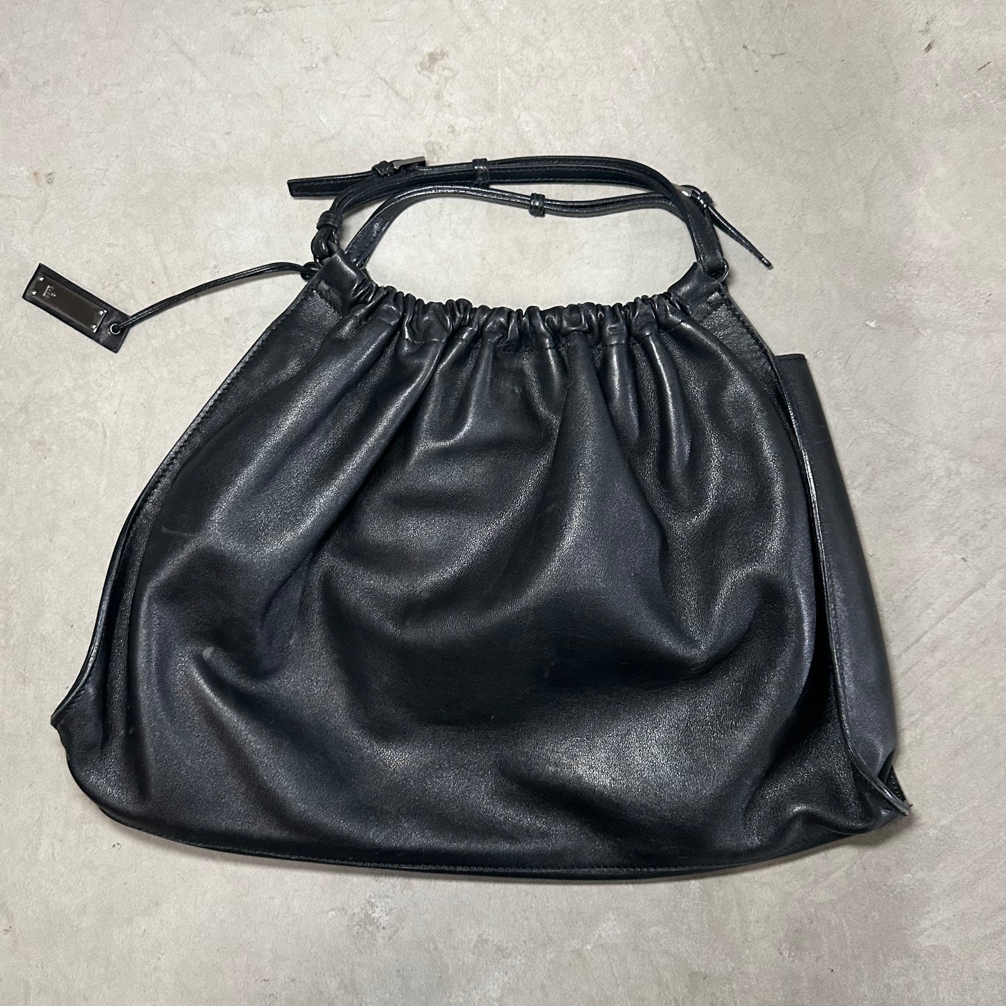 Gucci by Tom Ford Black Leather 'Blondie' Bag
