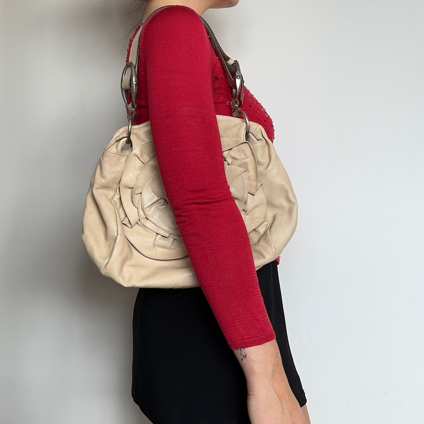 YSL Large Cream Nadja