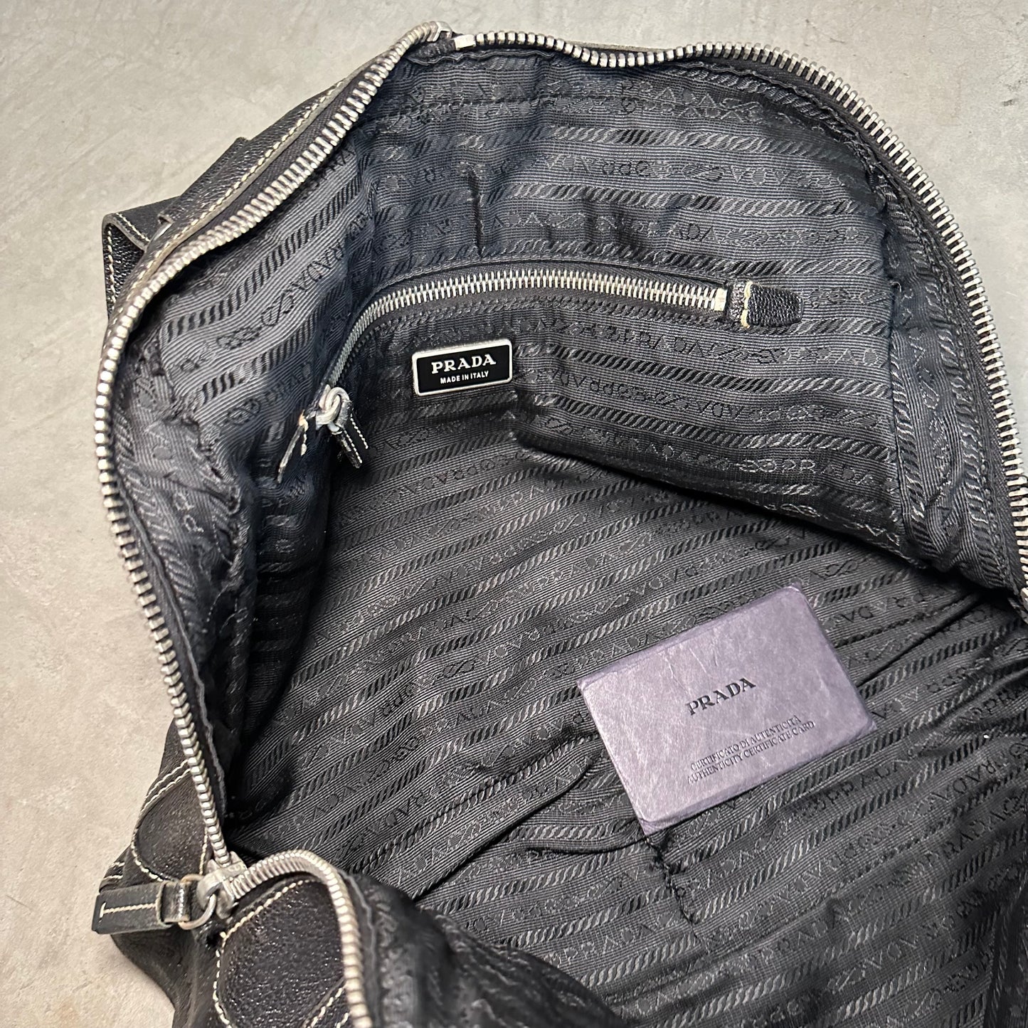 Prada Black Leather Handbag
