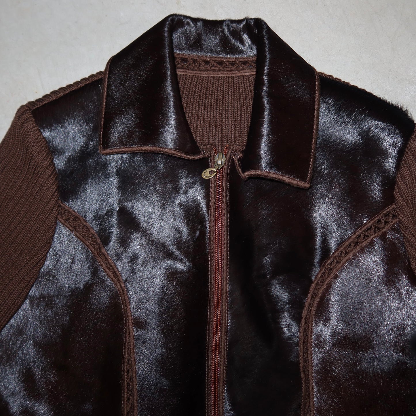 Trussardi Cowhide Panel Jacket