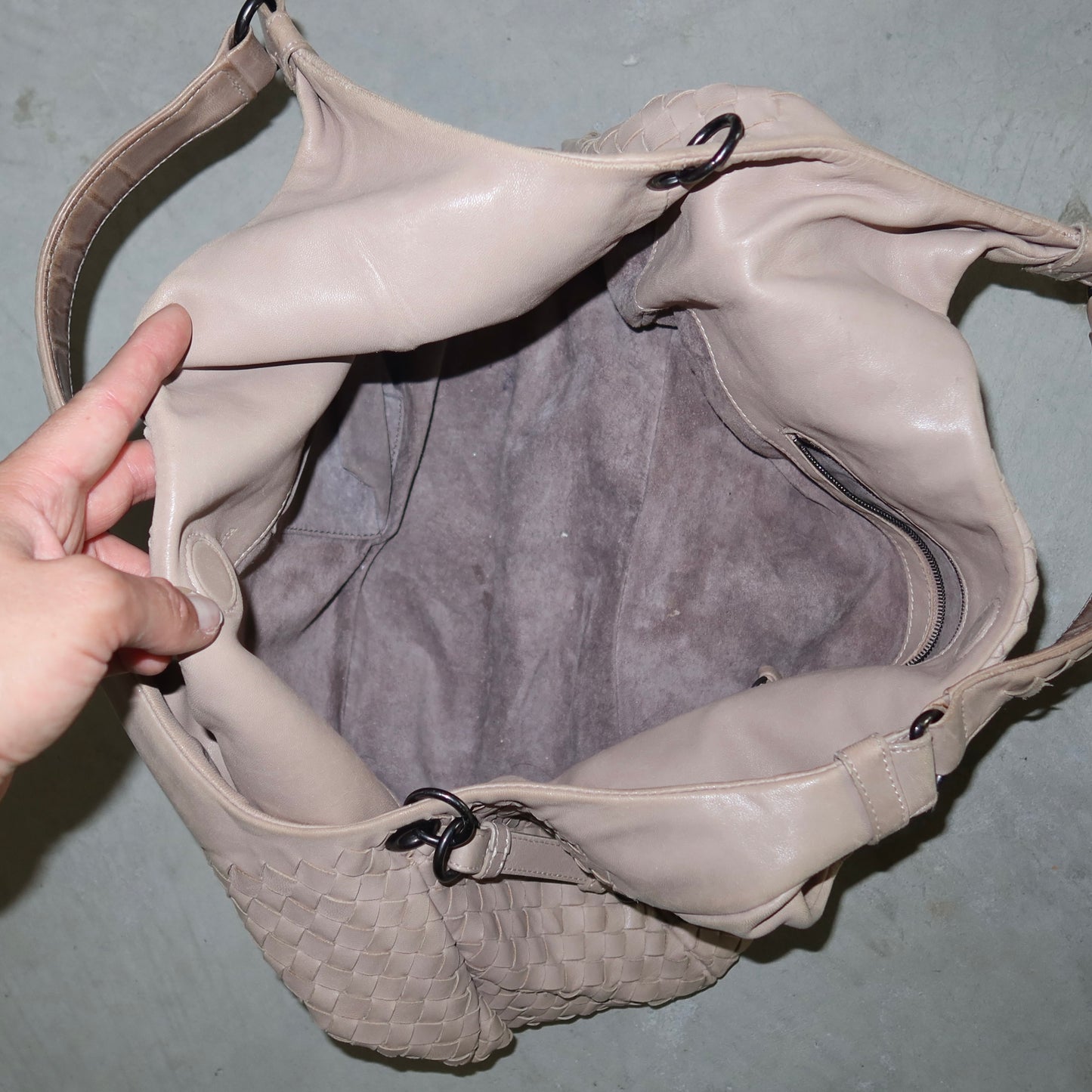 Bottega Veneta Intrecciato Campana Bag