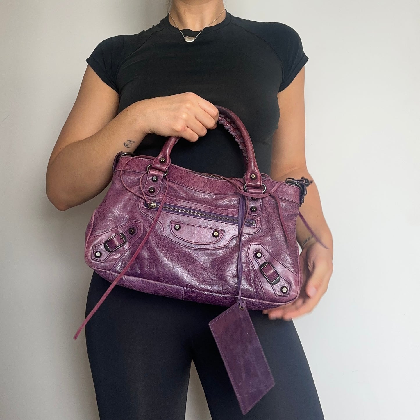 Balenciaga ‘The First’ in Dark Purple