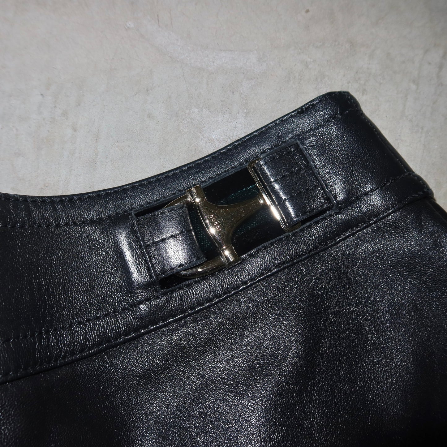 Gucci by Tom Ford Leather Trousers