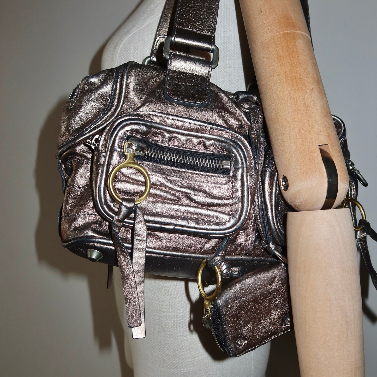 Chloé Metallic Betty Bag with Mini Pouch