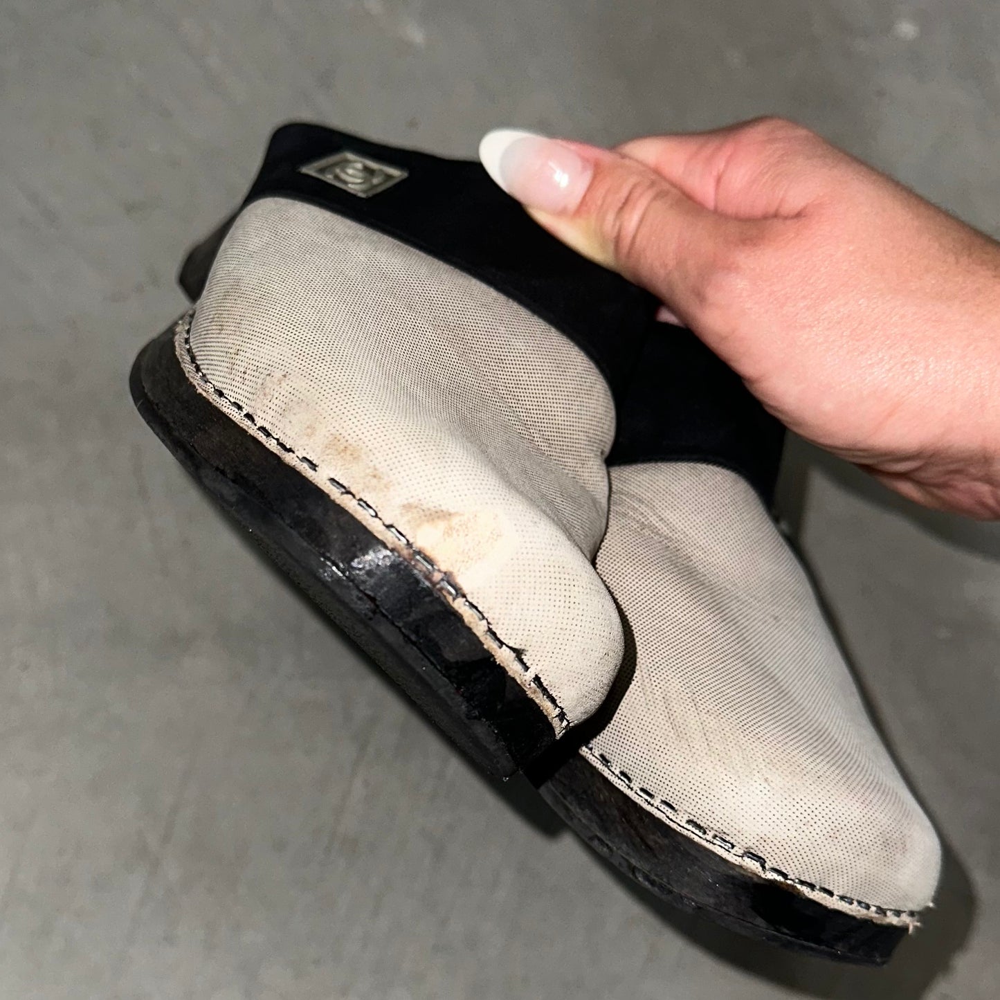 Chanel Two Tone Clogs (37)