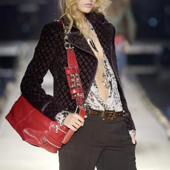 Chloé AW2003 Red Chain Handle Camera Bag