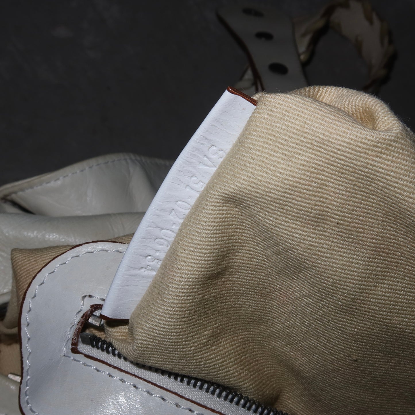 Chloé White Leather Silverado