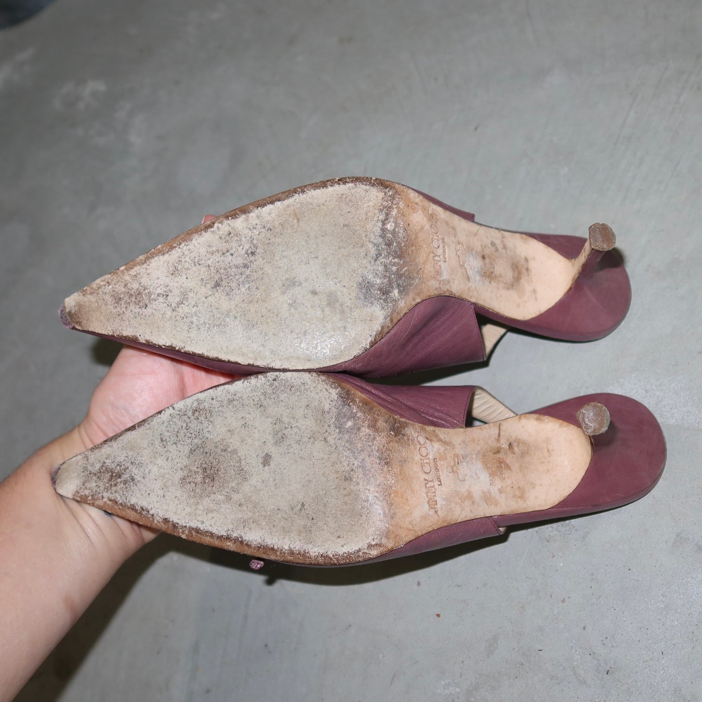 Jimmy Choo Leather Heels (40.5)