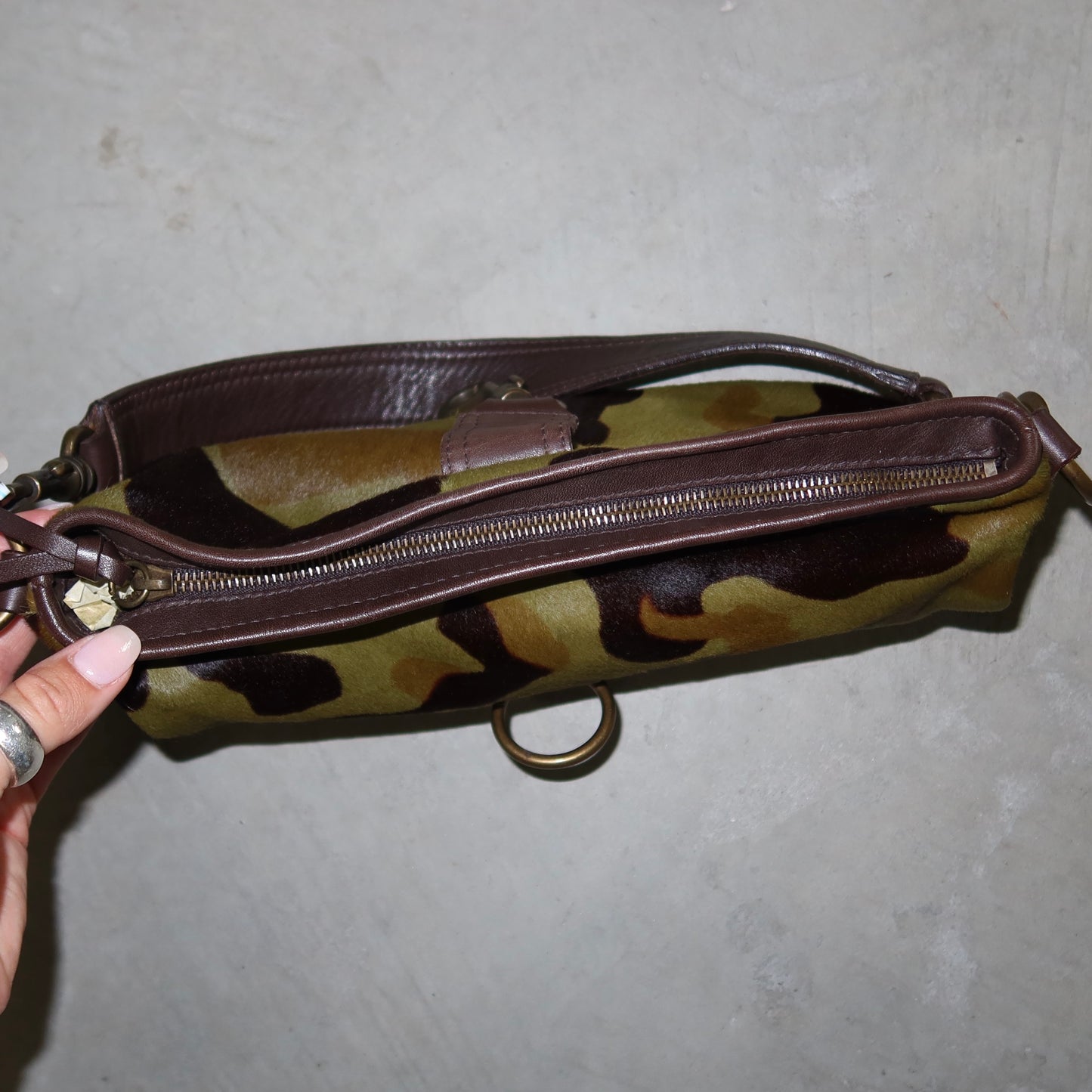 Miu Miu Rare Camouflage Cowhide Bag