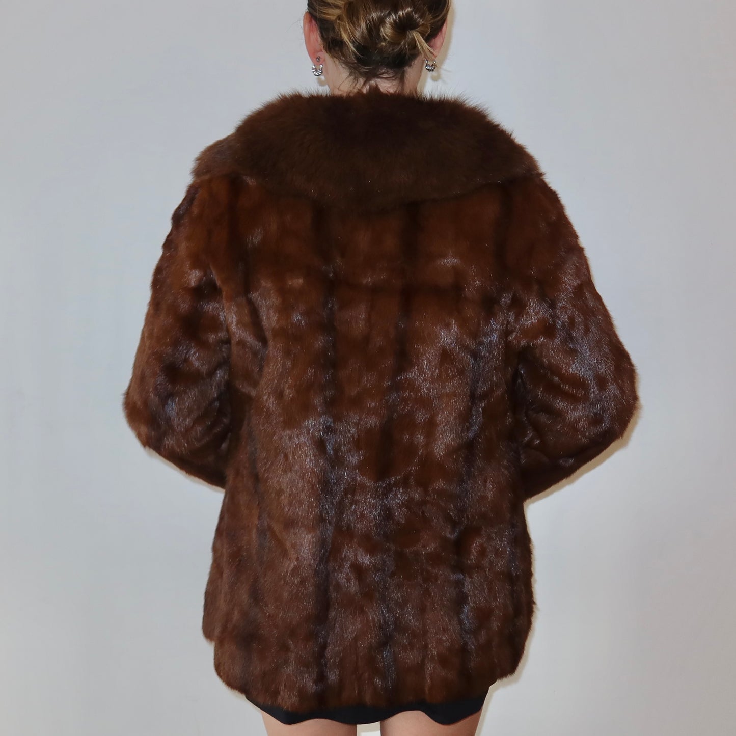 Vintage Brown Fur Coat