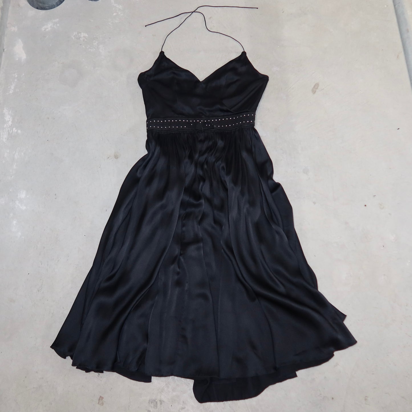 Chloé AW2004 Black Silk Dress