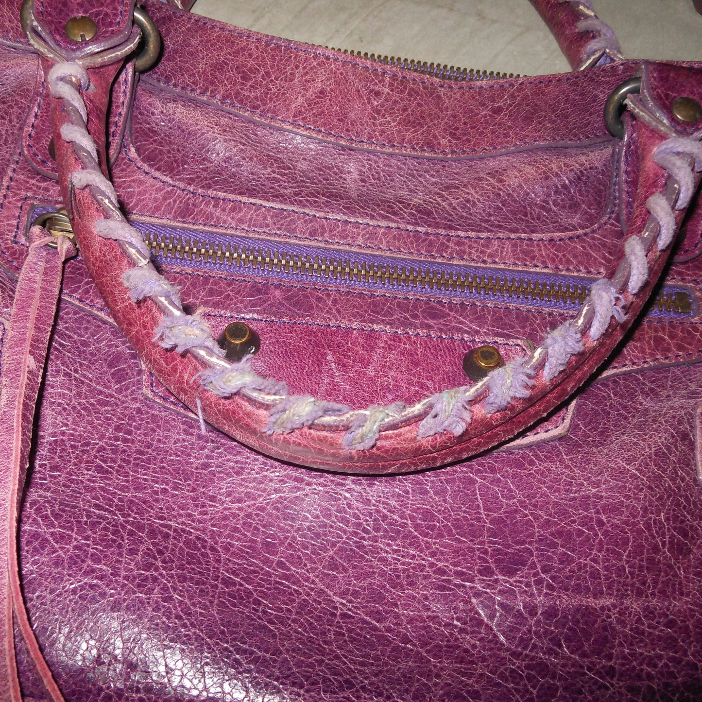 Balenciaga ‘The First’ in Dark Purple