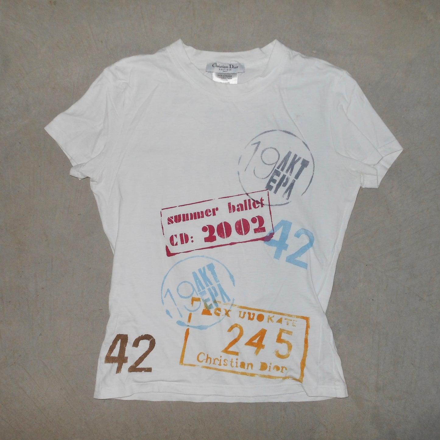 Dior 'DIOR ADDICT' Stamp Tee