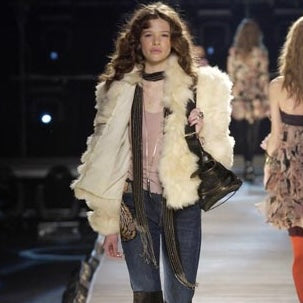 Chloé Rare AW2003 Tiger Patch Jeans