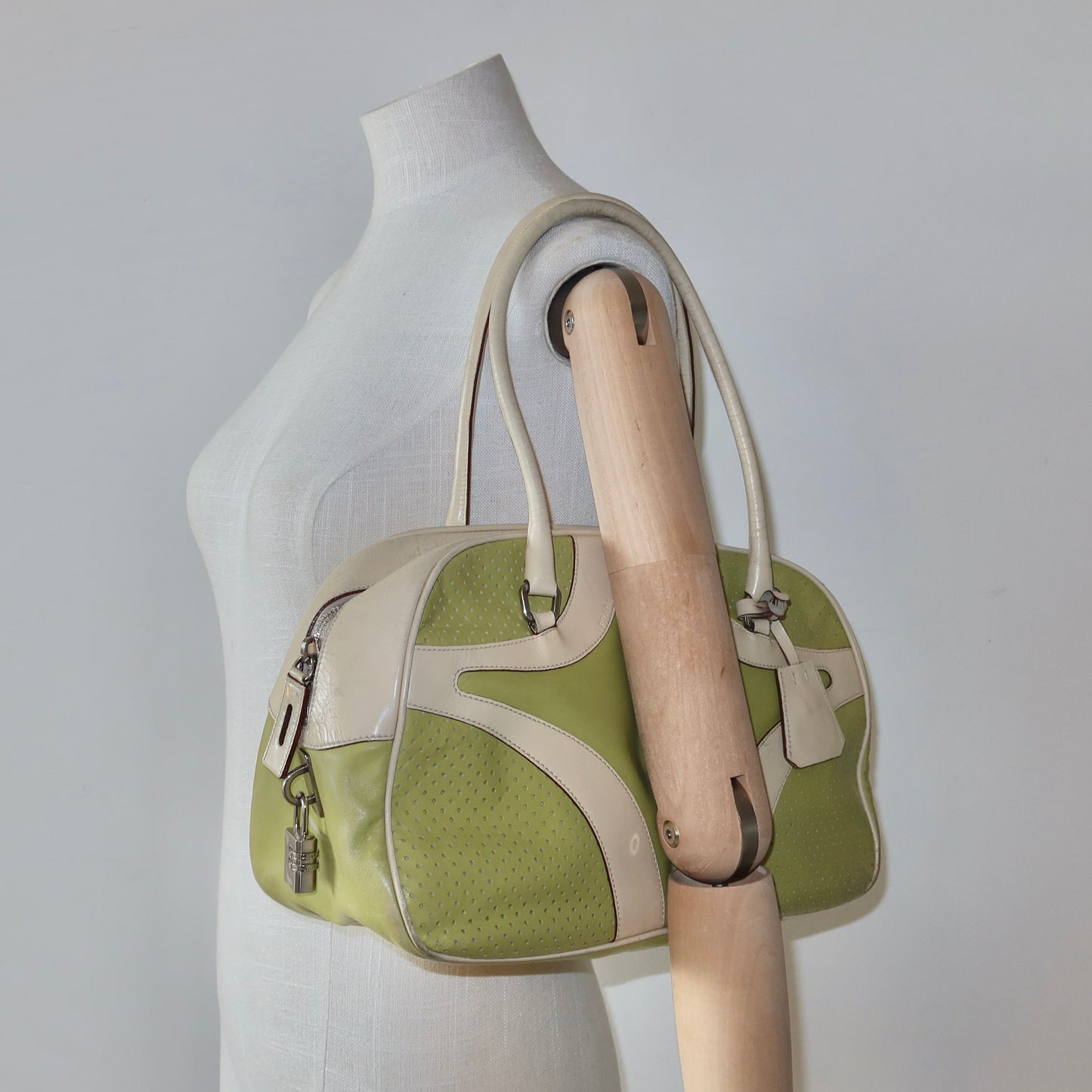 Prada Green Bowling Bag